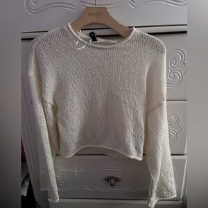 Cute white sweater